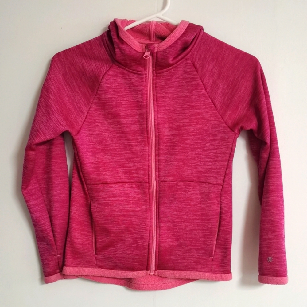 C9 By Champion Girls Youth Zip Jacket Sweatshirt & Hoodies M(7-8) Pink
